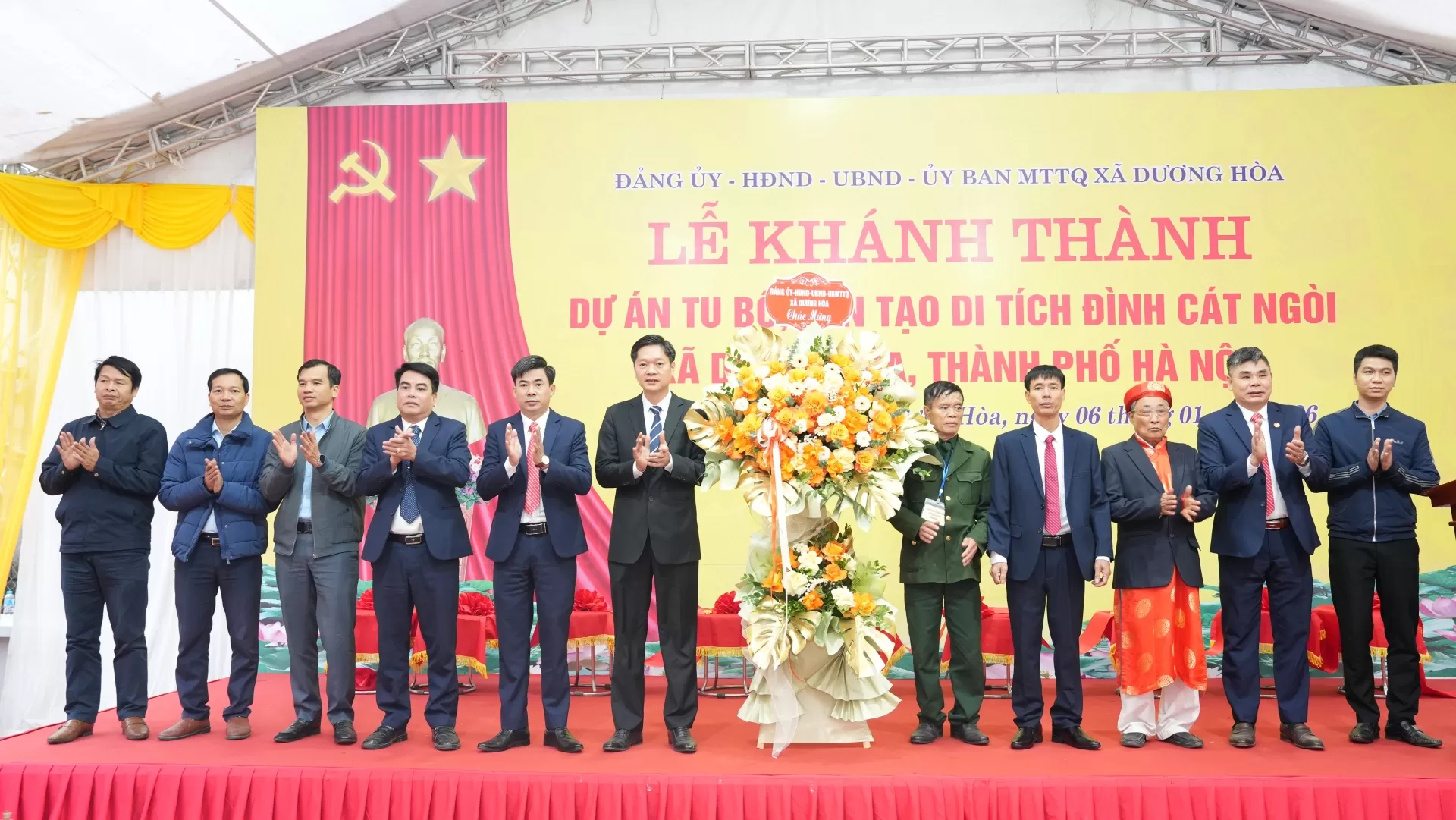 Lễ Khánh thành di tích kiến trúc nghệ thuật cấp Thành phố - Đình Cát Ngòi